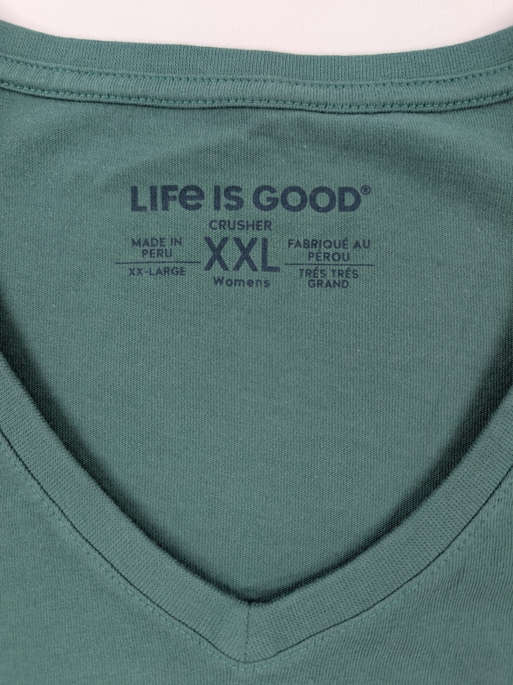 Life Is Good Women's Forest Green V-Neck 'Chillin' with my Gnomies' Long Sleeve - Picture 5 of 7